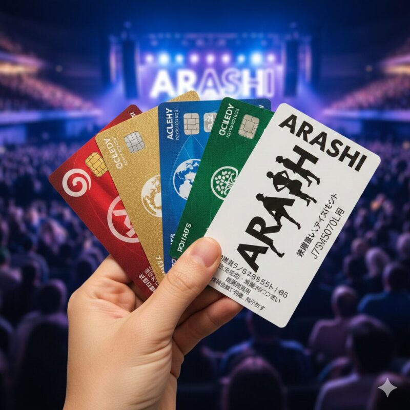 嵐コンサートチケット支払い方法はどれが一番お得？人気クレジットカード比較とおすすめの選び方を徹底解説！