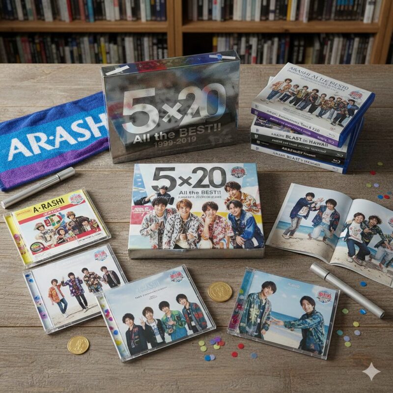 嵐グッズ 一覧【映像・音楽関連】CD・DVD・Blu-rayを完全網羅【最新版