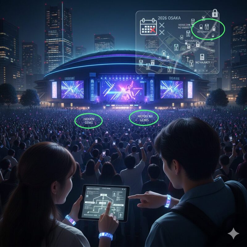 嵐ライブ2026大阪公演でホテルが取れない？予約の裏技や穴場エリアでの対処方法