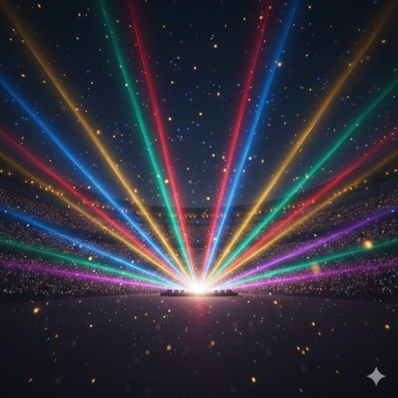 嵐ライブ2026チケット当選発表いつ何時？確認方法とメール通知の時間も解説、この記事に合う画像を文字無しで作ってください