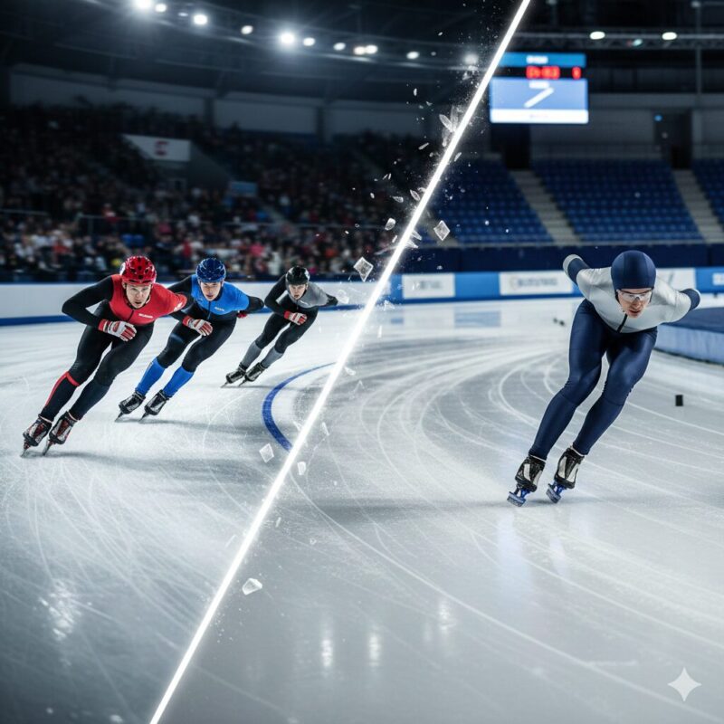 【徹底比較】ショートトラックとスピードスケートの違いとは？ルールや靴、どっちが危険？