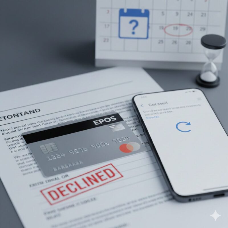 You said 【最新版】エポスカード 審査落ち 再申し込みは可能？期間の目安と審査結果メールが来ない理由を丁寧に解説