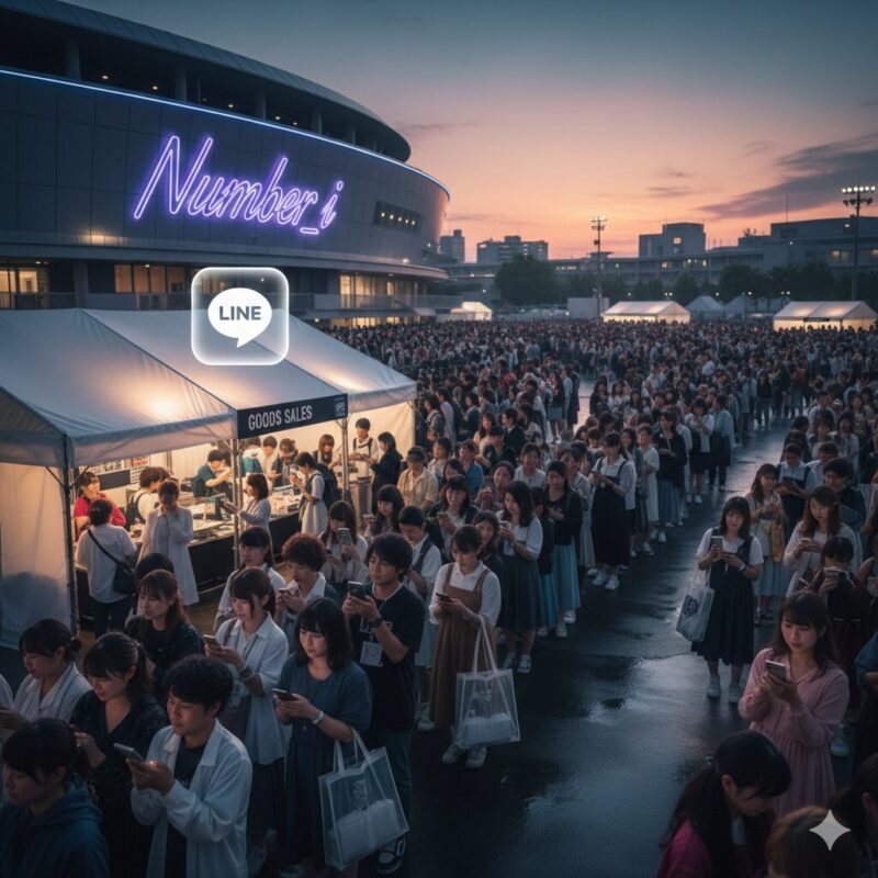 Number_iライブグッズ当日販売2026！チケットなしの購入方法と整理券・売り切れ時間まとめ