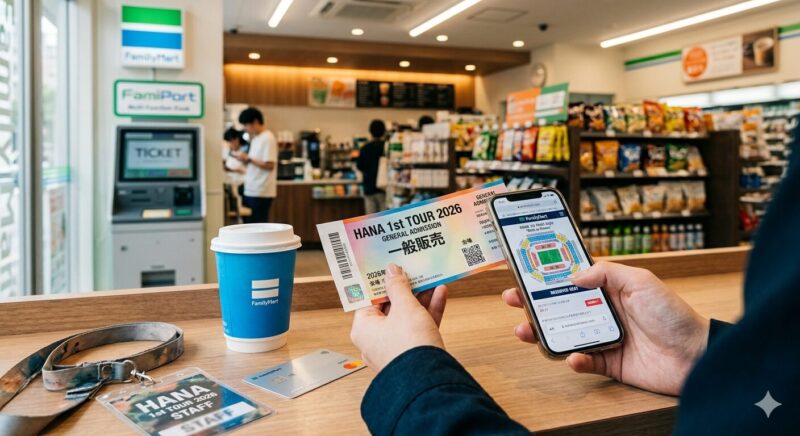 HANAライブ2026一般販売ファミマはいつから？チケットの買い方と申し込み手順まとめ
