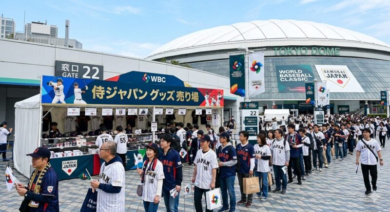 【2026年最新】東京ドーム 侍ジャパン グッズ 売り場の完全ガイド｜WBC当日販売はある？【2026年最新】東京ドーム 侍ジャパン グッズ 売り場の完全ガイド｜WBC当日販売はある？