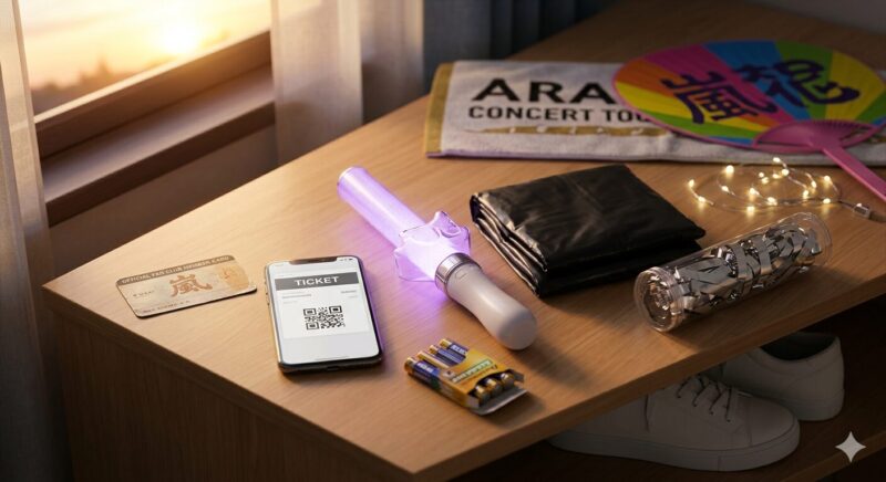 【嵐ライブ2026 持ち物完全版】忘れたら入場不可？会員証の必要性や最新便利グッズ全リスト