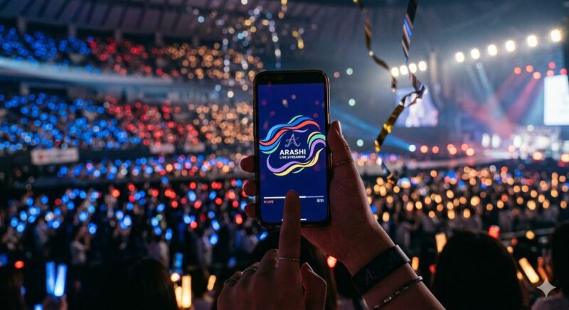 嵐ラストライブの生配信チケットは一般でも買える？購入手順や銀テープなど特別映像配信について！