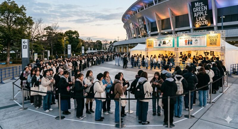 ミセスライブ2026グッズ当日販売は何時から並ぶ？売り切れ情報・整理券・待ち時間を徹底解説
